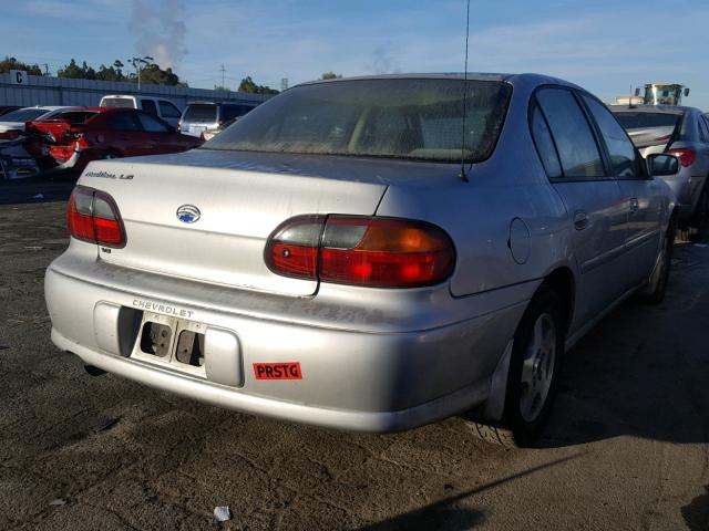 1G1NE52J22M669398 - 2002 CHEVROLET MALIBU LS ვერცხლისფერი ფოტო 4
