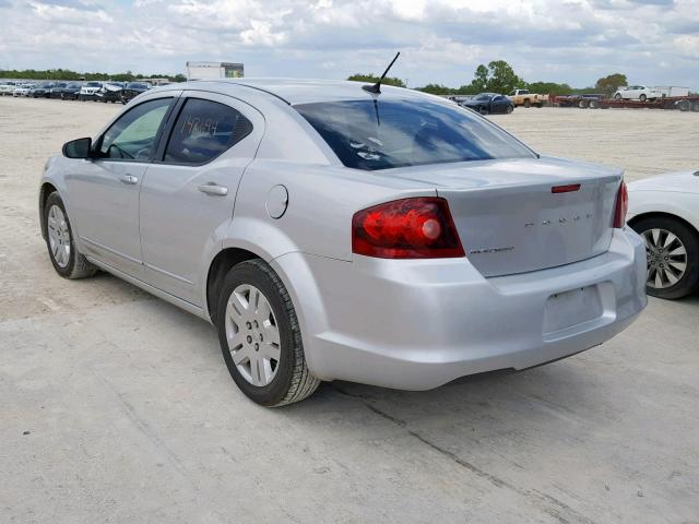 1B3BD4FB0BN523099 - 2011 DODGE AVENGER EX SILVER photo 3