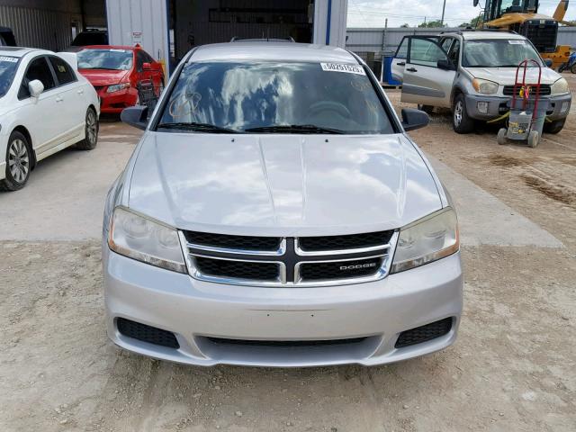 1B3BD4FB0BN523099 - 2011 DODGE AVENGER EX SILVER photo 9