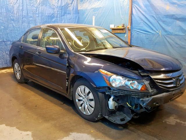 1HGCP2F30CA047888 - 2012 HONDA ACCORD LX BLUE photo 1