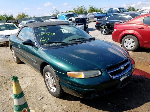 3C3EL45H8VT578350 - 1997 CHRYSLER SEBRING JX GREEN photo 1