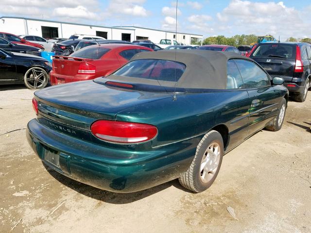 3C3EL45H8VT578350 - 1997 CHRYSLER SEBRING JX GREEN photo 4