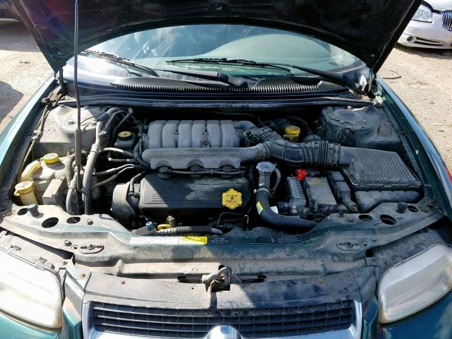 3C3EL45H8VT578350 - 1997 CHRYSLER SEBRING JX GREEN photo 7