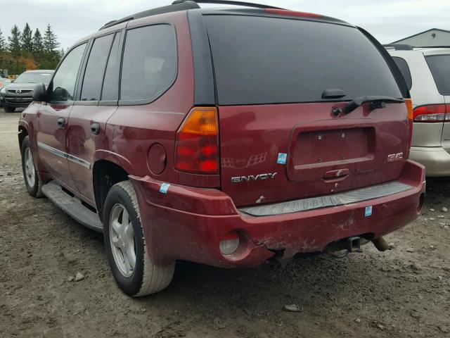 1GKDT13S772238717 - 2007 GMC ENVOY BURGUNDY photo 3