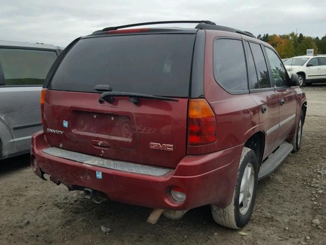 1GKDT13S772238717 - 2007 GMC ENVOY BURGUNDY photo 4