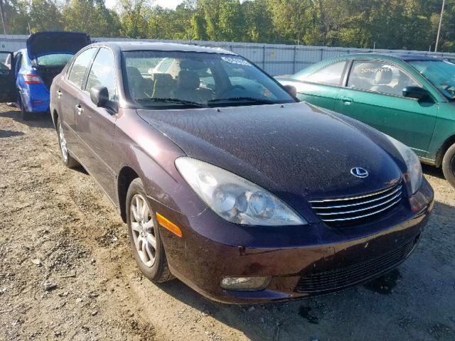 JTHBF30G836008580 - 2003 LEXUS ES 300 BURGUNDY photo 2