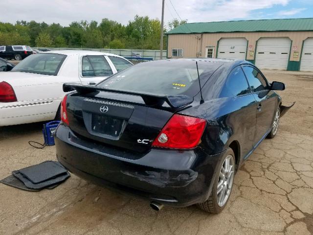 JTKDE167850046687 - 2005 TOYOTA SCION TC შავი ფოტო 4