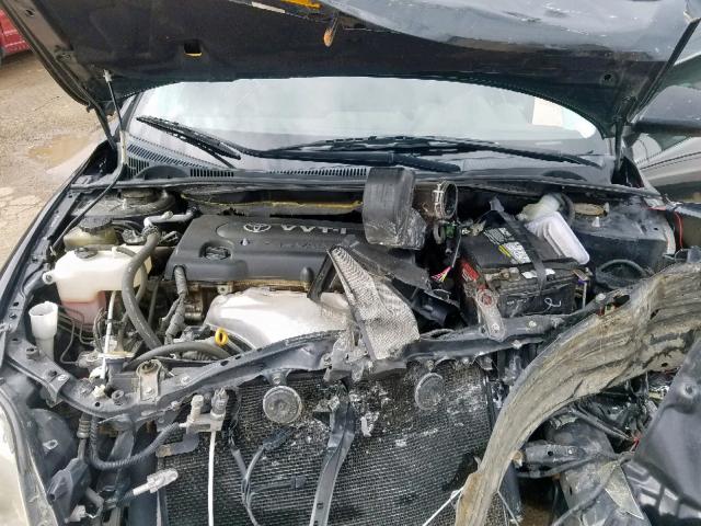 JTKDE167850046687 - 2005 TOYOTA SCION TC შავი ფოტო 7