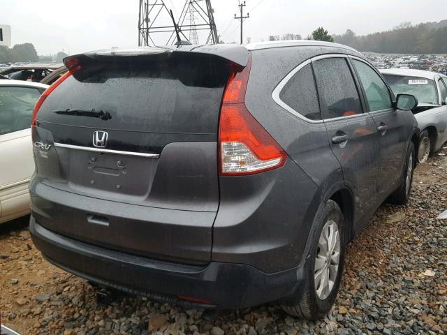 2HKRM3H71EH509653 - 2014 HONDA CR-V EXL GRAY photo 4