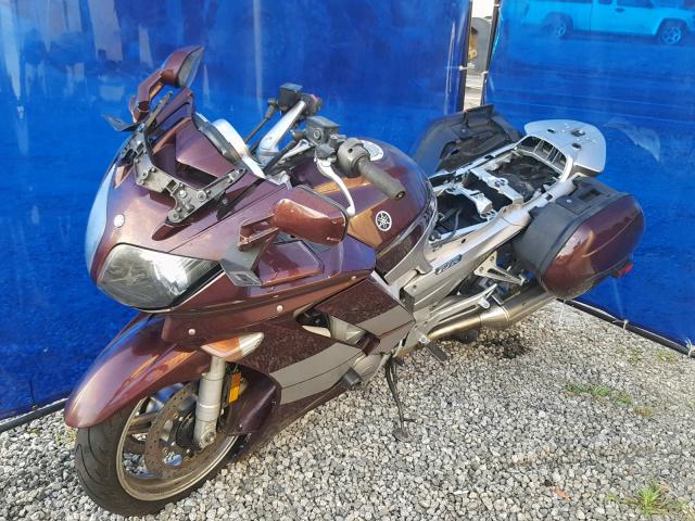 JYARP15EX7A002447 - 2007 YAMAHA FJR1300 MAROON photo 2