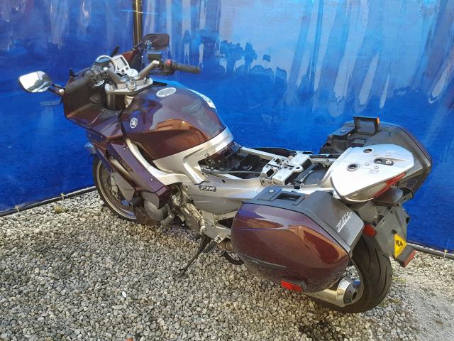 JYARP15EX7A002447 - 2007 YAMAHA FJR1300 MAROON photo 3