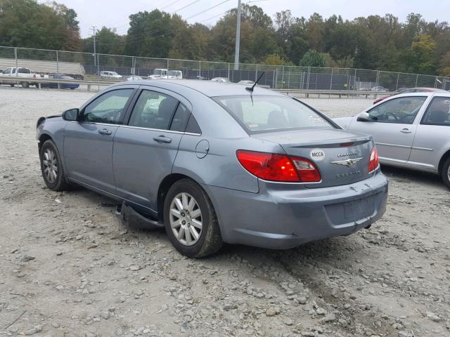 1C3LC46B09N502029 - 2009 CHRYSLER SEBRING LX GRAY photo 3