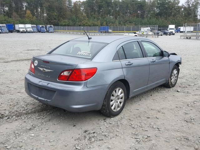 1C3LC46B09N502029 - 2009 CHRYSLER SEBRING LX GRAY photo 4