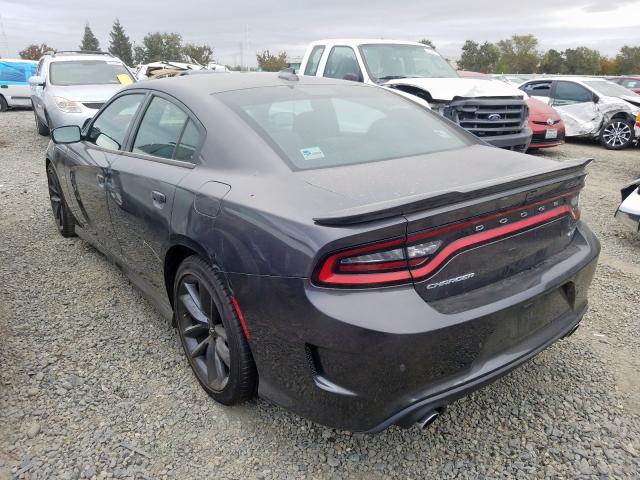 2C3CDXHG4KH592338 - 2019 DODGE CHARGER GT GRAY photo 3