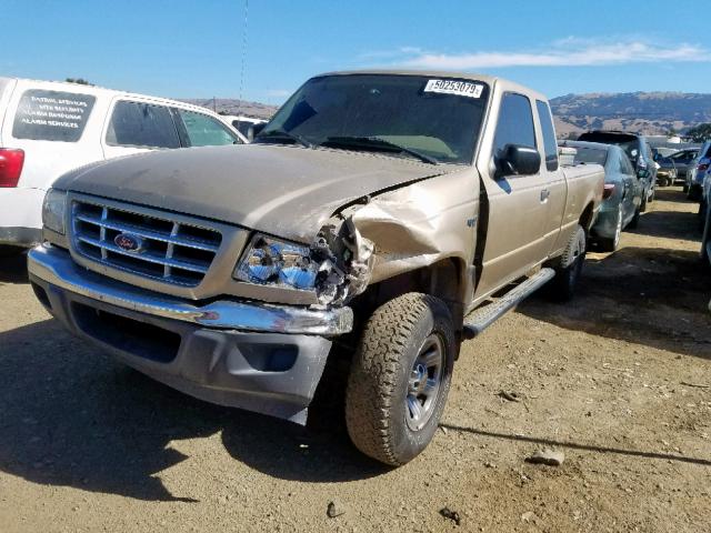 1FTYR44E52PA35326 - 2002 FORD RANGER SUP GOLD photo 2