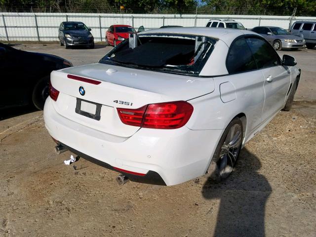 WBA3T3C55EP736800 - 2014 BMW 435 I WHITE photo 4