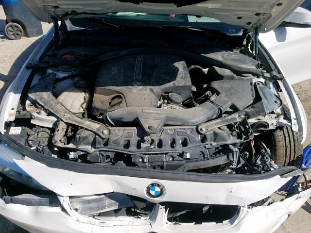 WBA3T3C55EP736800 - 2014 BMW 435 I WHITE photo 7