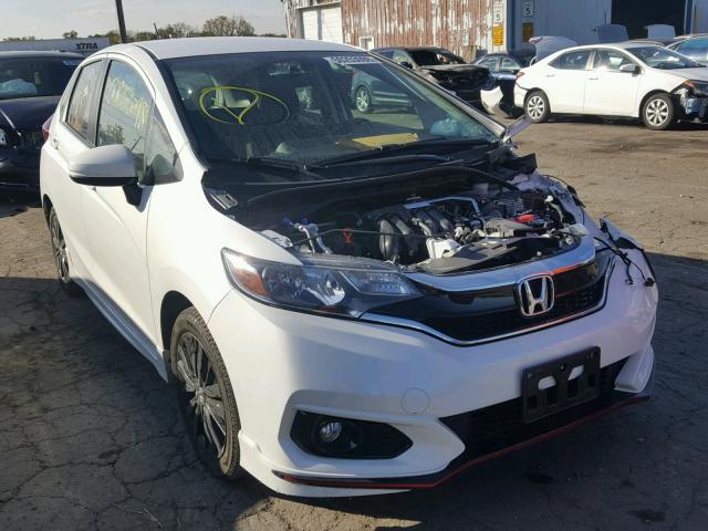 3HGGK5H64JM700294 - 2018 HONDA FIT SPORT WHITE photo 1