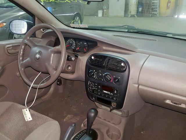 1B3ES46C71D246399 - 2001 DODGE NEON SE BEIGE photo 9