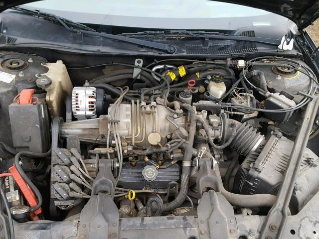 1G2WR12122F102447 - 2002 PONTIAC GRAND PRIX BLACK photo 7