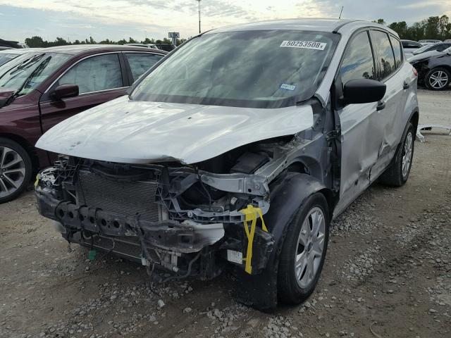 1FMCU0F74DUA93346 - 2013 FORD ESCAPE S SILVER photo 2