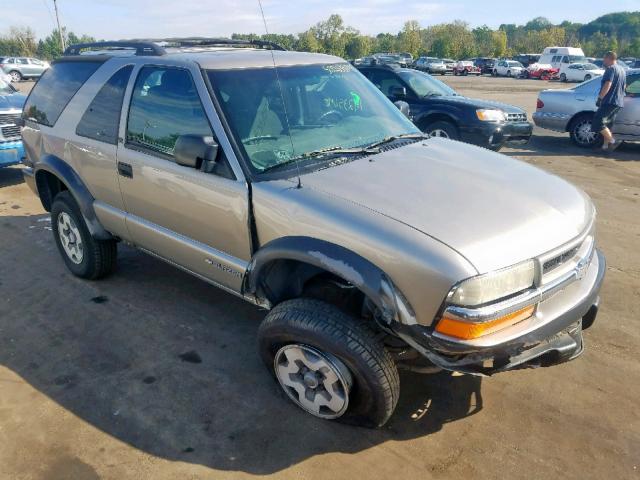 1GNCT18W81K248254 - 2001 CHEVROLET BLAZER TAN photo 1