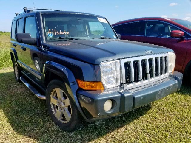 1J8HH58P67C504869 - 2007 JEEP COMMANDER BLUE photo 1