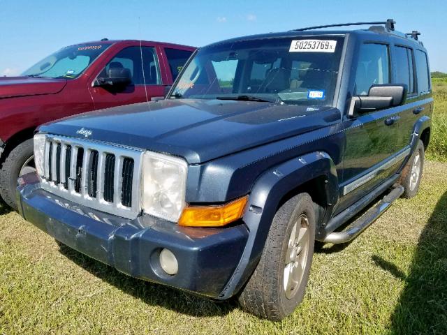 1J8HH58P67C504869 - 2007 JEEP COMMANDER BLUE photo 2