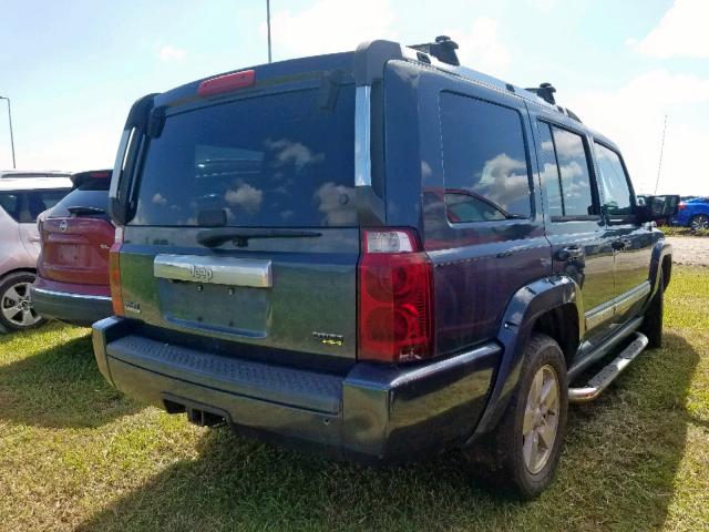 1J8HH58P67C504869 - 2007 JEEP COMMANDER BLUE photo 4