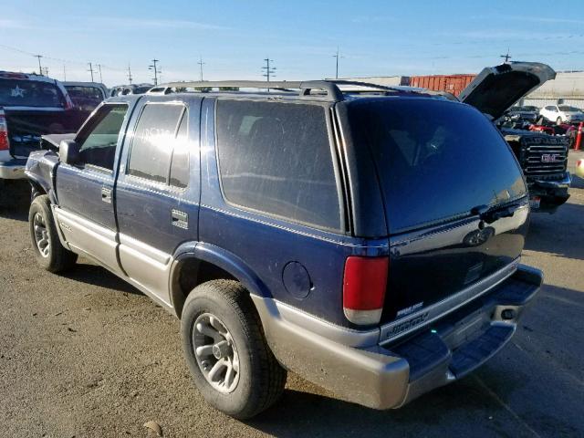 1GKDT13W8X2545297 - 1999 GMC JIMMY BLUE photo 3