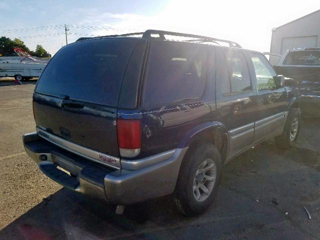 1GKDT13W8X2545297 - 1999 GMC JIMMY BLUE photo 4