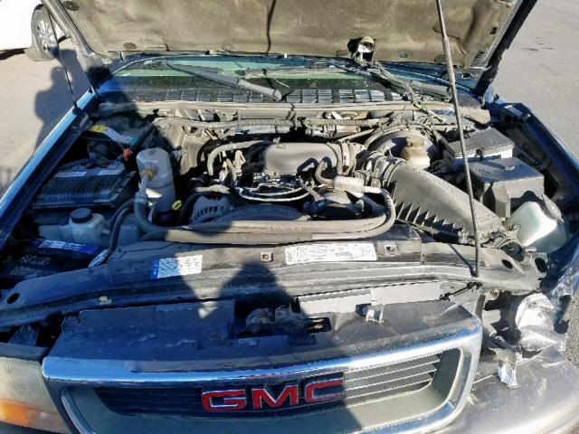 1GKDT13W8X2545297 - 1999 GMC JIMMY BLUE photo 7