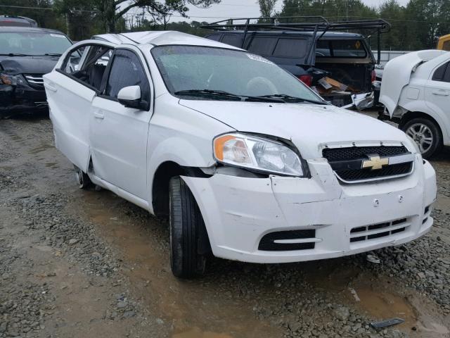 KL1TD5DE0BB239888 - 2011 CHEVROLET AVEO LS WHITE photo 1
