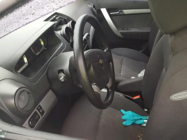 KL1TD5DE0BB239888 - 2011 CHEVROLET AVEO LS WHITE photo 5