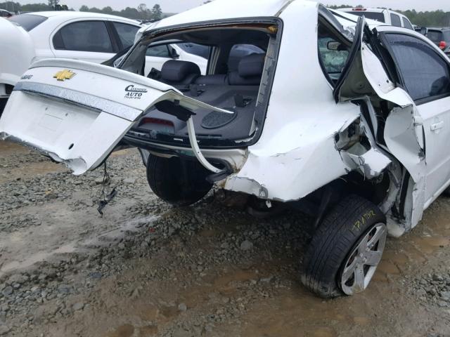 KL1TD5DE0BB239888 - 2011 CHEVROLET AVEO LS WHITE photo 9