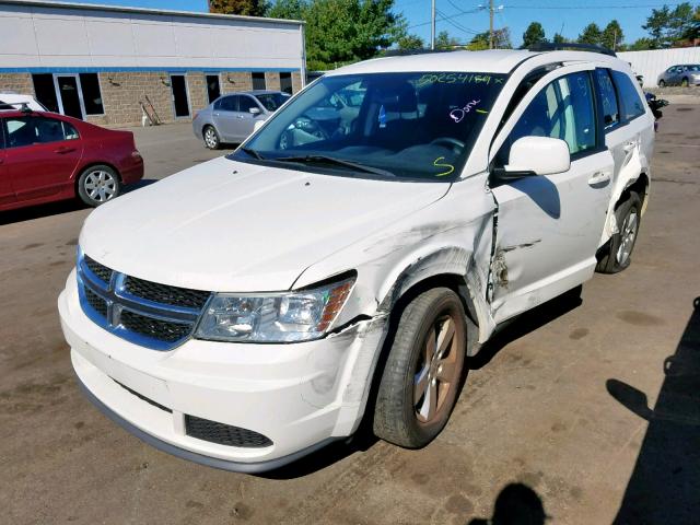 3D4PG1FG3BT515586 - 2011 DODGE JOURNEY MA WHITE photo 2