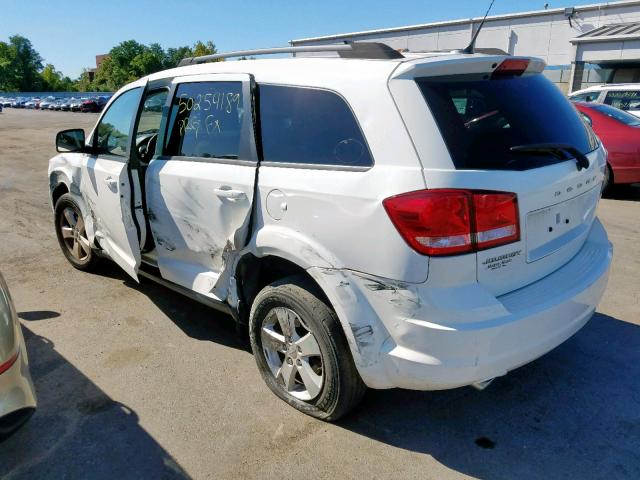 3D4PG1FG3BT515586 - 2011 DODGE JOURNEY MA WHITE photo 3