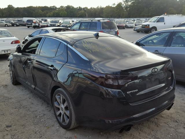 KNAGR4A64B5117839 - 2011 KIA OPTIMA SX BLACK photo 3