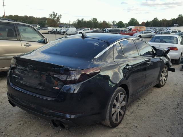 KNAGR4A64B5117839 - 2011 KIA OPTIMA SX BLACK photo 4