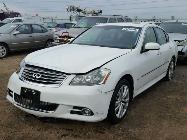 JNKAY01FX8M656385 - 2008 INFINITI M35 BASE WHITE photo 2