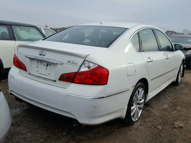 JNKAY01FX8M656385 - 2008 INFINITI M35 BASE WHITE photo 4