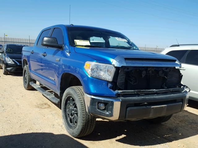 5TFDW5F14GX505344 - 2016 TOYOTA TUNDRA CRE BLUE photo 1