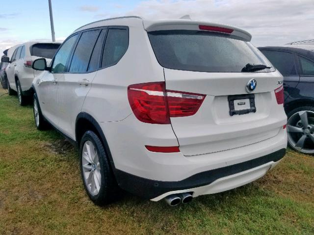5UXWZ7C54H0U47392 - 2017 BMW X3 SDRIVE2 WHITE photo 3