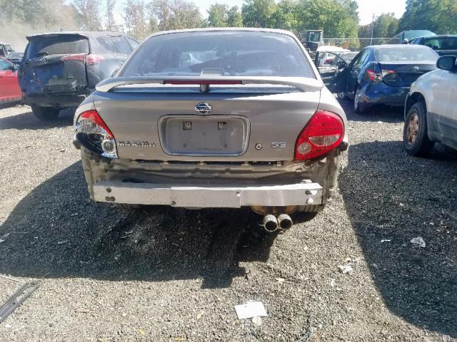 JN1CA31D61T833480 - 2001 NISSAN MAXIMA GXE GOLD photo 10