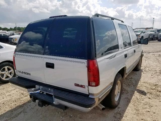 1GKEC13R5XJ747793 - 1999 GMC YUKON WHITE photo 4