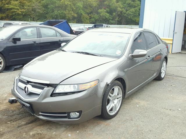 19UUA66288A005657 - 2008 ACURA TL CHARCOAL photo 2