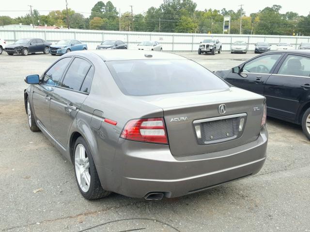 19UUA66288A005657 - 2008 ACURA TL CHARCOAL photo 3