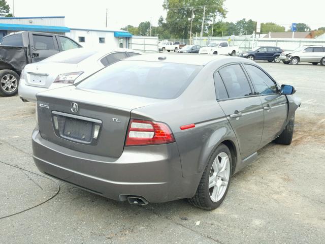 19UUA66288A005657 - 2008 ACURA TL CHARCOAL photo 4