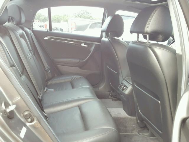 19UUA66288A005657 - 2008 ACURA TL CHARCOAL photo 6