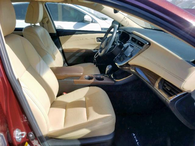 4T1BK1EB0FU175557 - 2015 TOYOTA AVALON XLE BURGUNDY photo 5